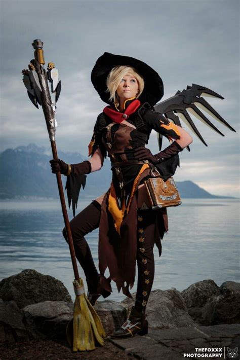 Mercy witch cosplay wig
